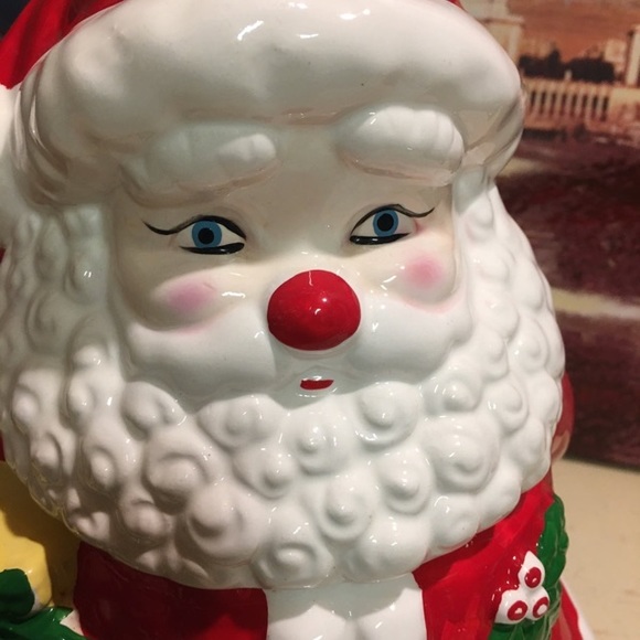 Vintage Santa Holiday Cookie Jar - Picture 2 of 12